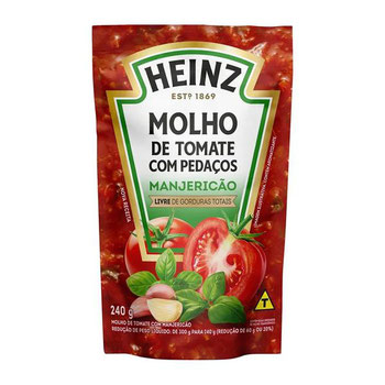 MOLHO PRONTO HEINZ MANJERICAO SACHE 240G