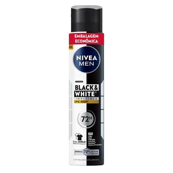 NIVEA DESOD AERO BL&WHT NIGHT MASC ECONOMIC 200ML