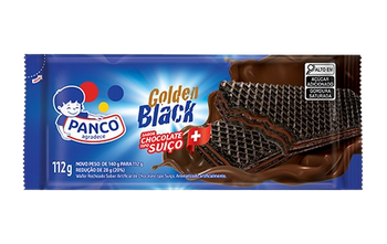 PANCO WAFER GOLDEN BLACK CHOC SUICO 112g