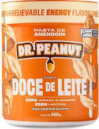 PASTA DE AMENDOIM DR. PEANUT DOCE DE LEITE 600G