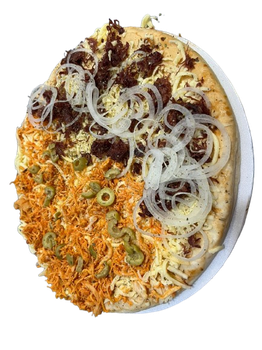 PIZZA SEMI PRONTA MISTA (FRANGO - CARNE SECA) UND