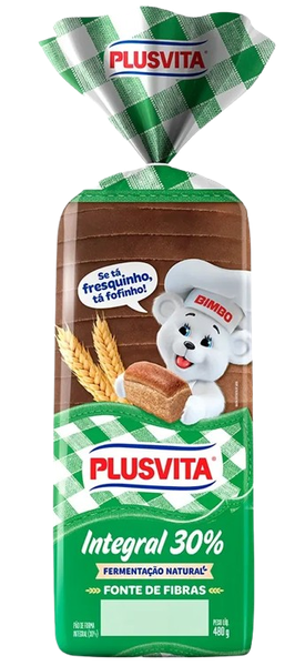 PÃO DE FORMA INTEGRAL PLUS VITA 480G