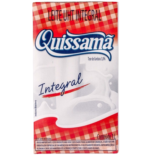 QUISSAMA LEITE LONGA VIDA INTEGRAL 1L