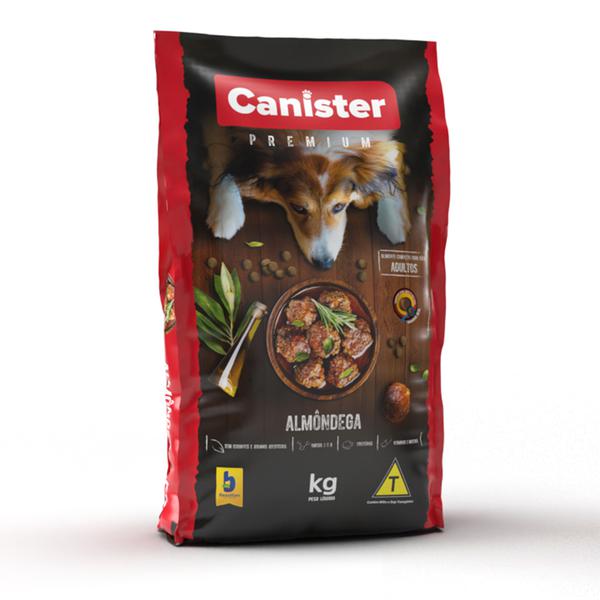 RAÇÃO CANISTER ALMONDEGA 10,01KG