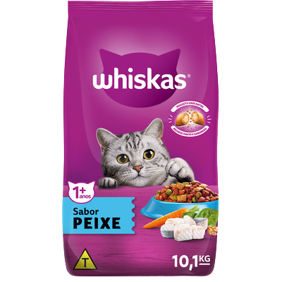 RACAO WHISKAS PEIXE LV 10,1KG PG 9KG