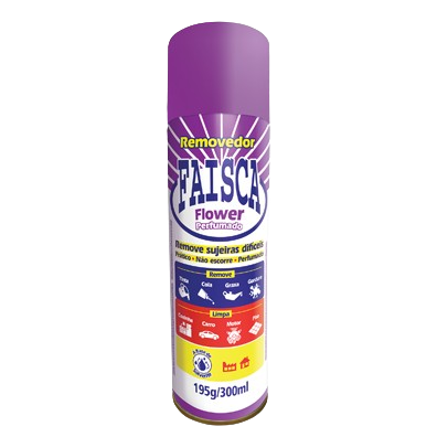 REMOVEDOR FAISCA BARRA 300ML FLOWER AEROSSOL
