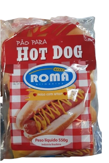 ROMA PAO P/ HOT DOG  COM 10 550G