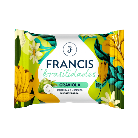 SABONETE FRANCIS BRASILIDADE 80G BRANCO
