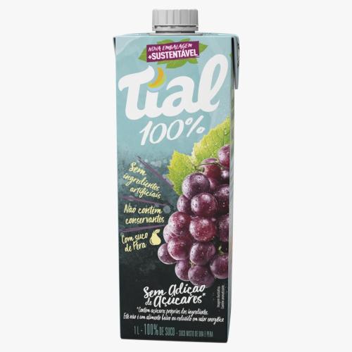 SUCO TIAL 1L 100% UVA E PERA