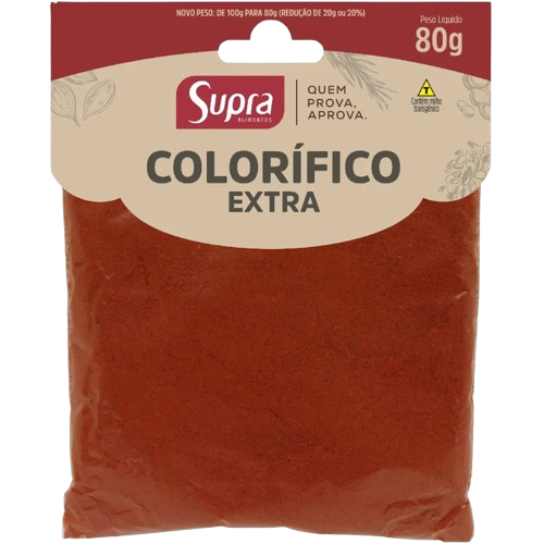 SUPRA ALIMENTOS 80G COLORIFICO  EXTRA