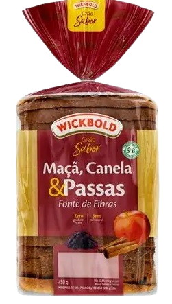WICK BOLD PAO GRAO SABOR 450G FRUTAS