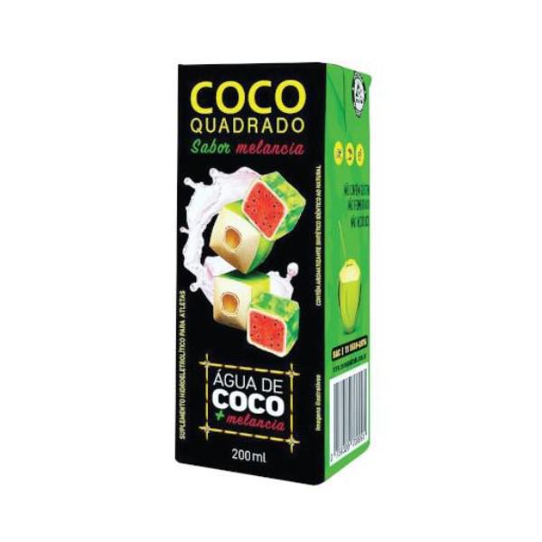 AGUA DE COCO QUADRADO 200ML MELANCIA