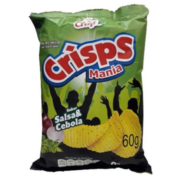 BATATA CRISPS MANIA 60G SALSA E CEBOLA