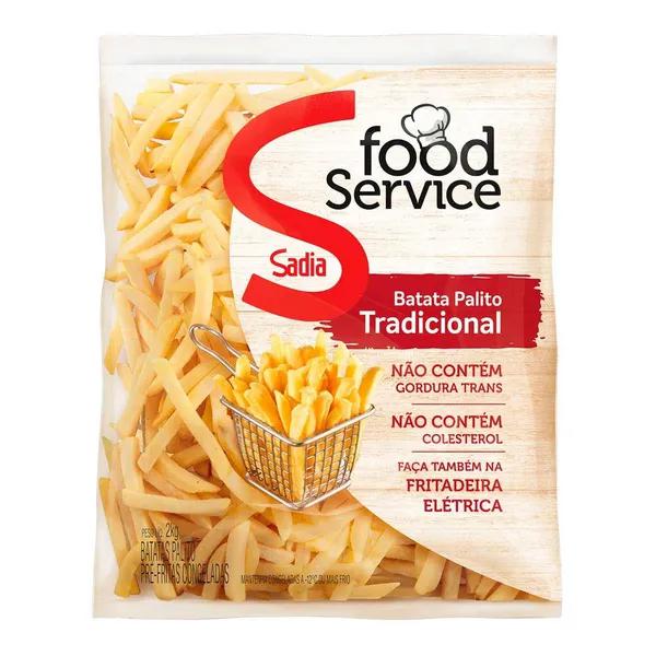 BATATA PALITO SADIA 2KG FOOD SERVICE