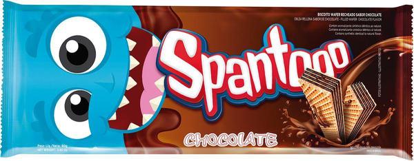 BISCOITO ITAMARATY SPANTOOO WAFER 80G CHOCOLATE