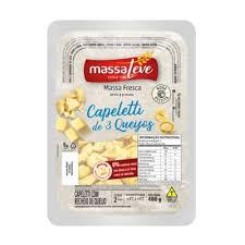 CAPELETTI MASSALEVE 400G 3 QUEIJO