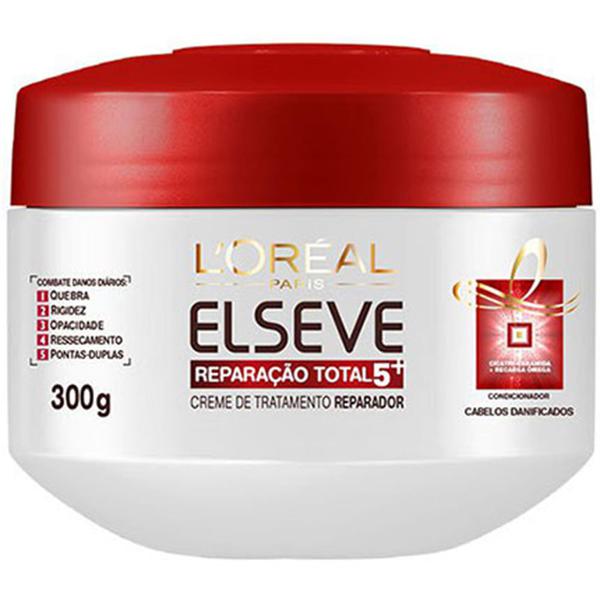 CREME DE TRATAMENTO ELSEVE 300ML REPARACAO TOTAL 5