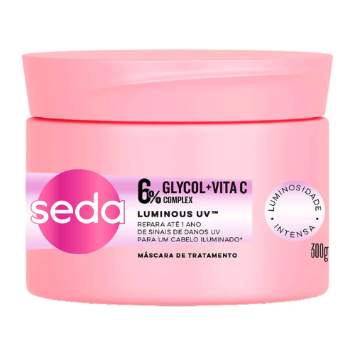 CREME PARA PENTEAR SEDA 300ML LUMINOUS UV GLYCOL+VITA C
