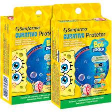 CURATIVO SANFARMA C/15UND. BOB ESPONJA ANATOMICO