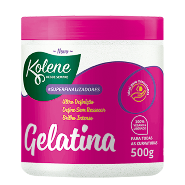 GELATINA PARA CABELO KOLENE 500G SUPERFINALIZADORES