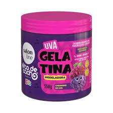 GELATINA PARA CABELO SALON LINE KIDS 550G UVA