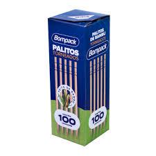 PALITO DE MADEIRA BOMPACK C/100UND.