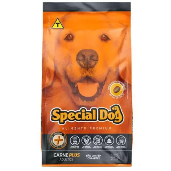 RACAO CAES SPECIAL DOG PLUS 10.1KG ADULTO CARNE