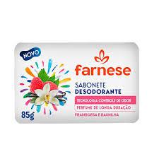 SABONETE FARNESE DESODORANTE 85G FRAMBOESA E BAUNILHA