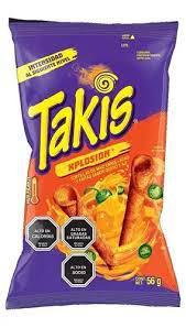 SALGADINHO TAKIS XPLOSION 90G FUEGO