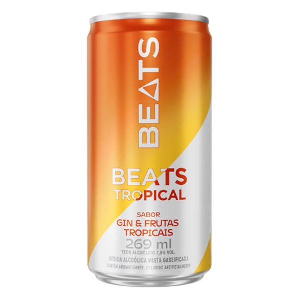 SKOL BEATS 269ML LATA TROPICAL
