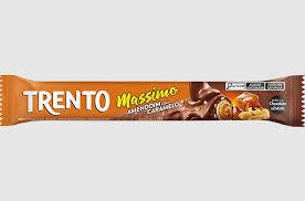 TRENTO WAFER 25G MASSIMO AMENDOIN COM CARAMELO