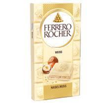 CHOC.FERRERO ROCHER BARRA BCO.90G