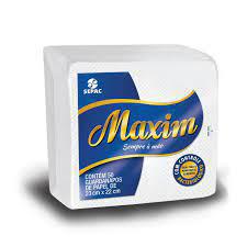 GUARDANAPO PAPEL MAXIN 23X22CM.C/50
