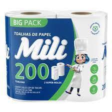 TOALHA PAPEL MILI C/2 C/200UN.
