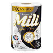 TOALHA PAPEL MILI G.CHEF ROLO C/200