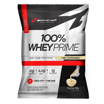 100% WHEY PRIME SACO 900G LEITE COND