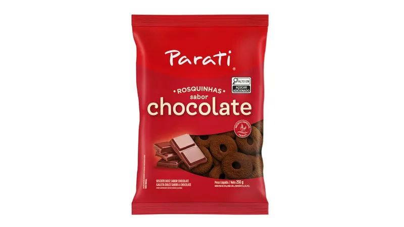 BISC ROSCA PARATI CHOCOLATE 250G