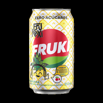REFRI FRUKI GUARANA C/ ABACAXI ZERO 350ML