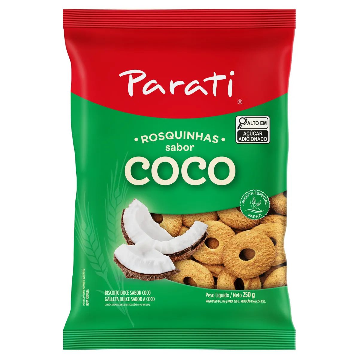 BISC ROSCA PARATI COCO 250G