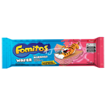 BISC RECHEWAF MORANGO FOMITOS 80G