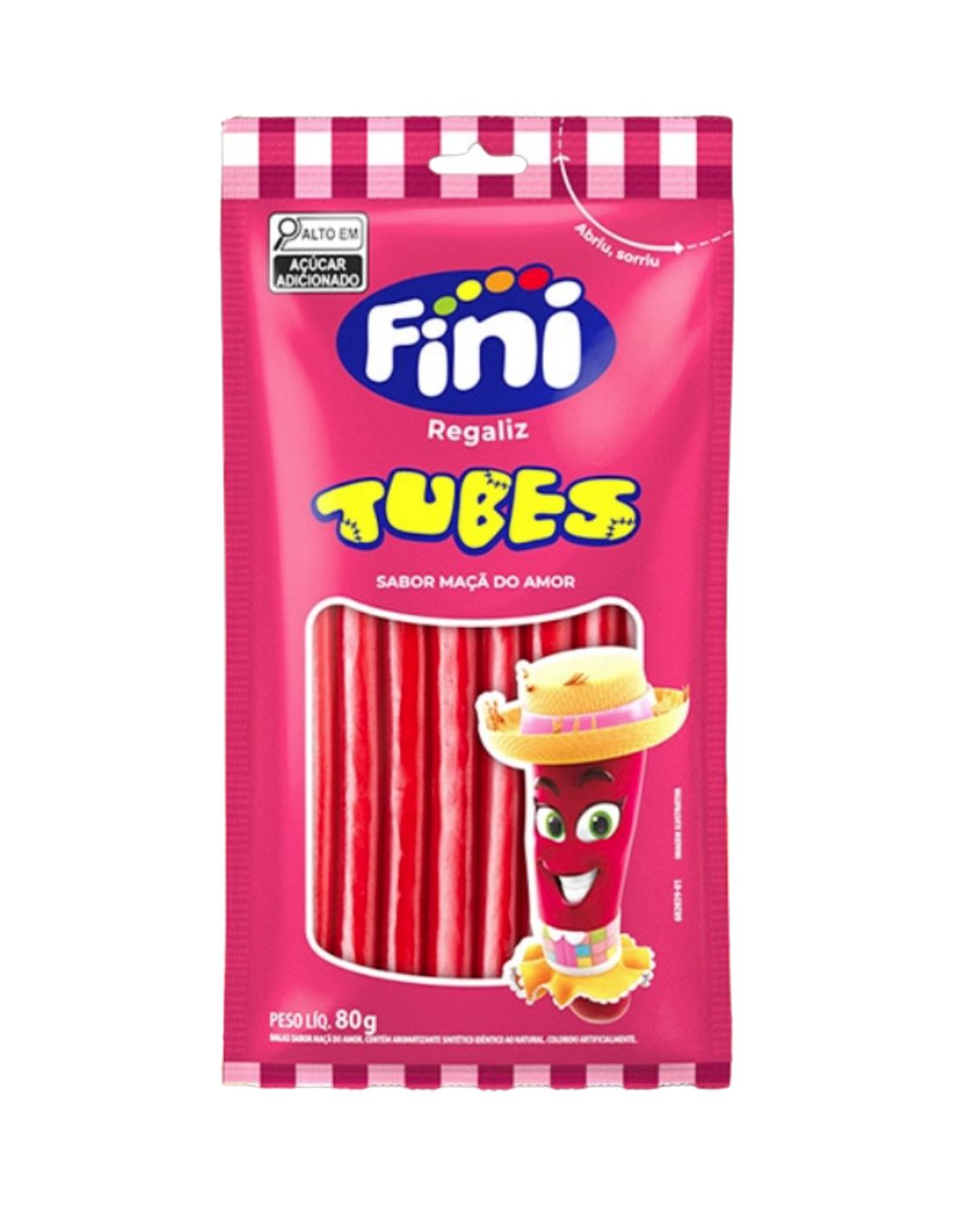 REGALIZ TUBES FINI  MACA DO AMOR 80G