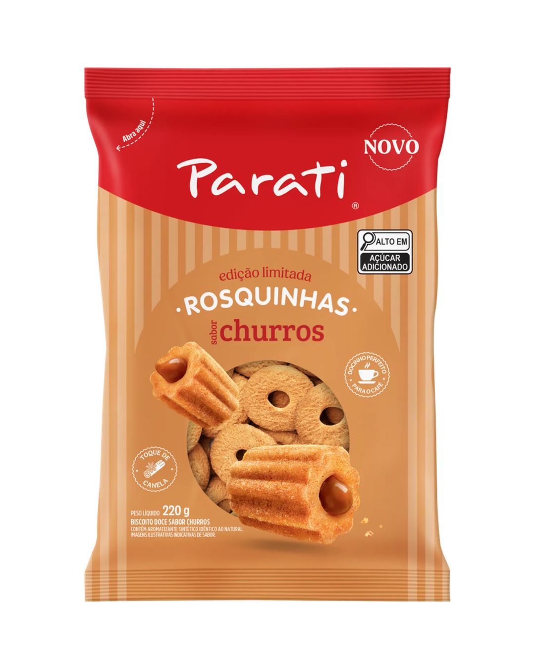 BISC ROSCA PARATI CHURROS 220G