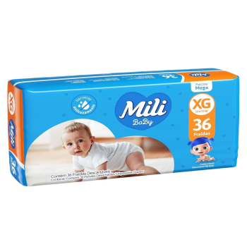FRALDA MILI ULTRA SECA MEGA XG/36