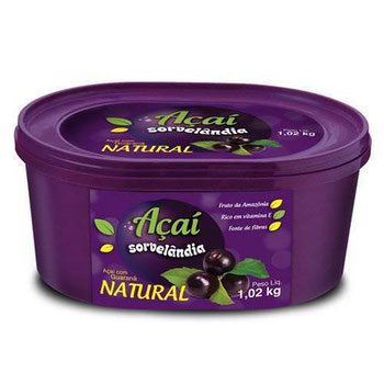 ACAI SORVELANDIA C/GUARANA 1,02KG