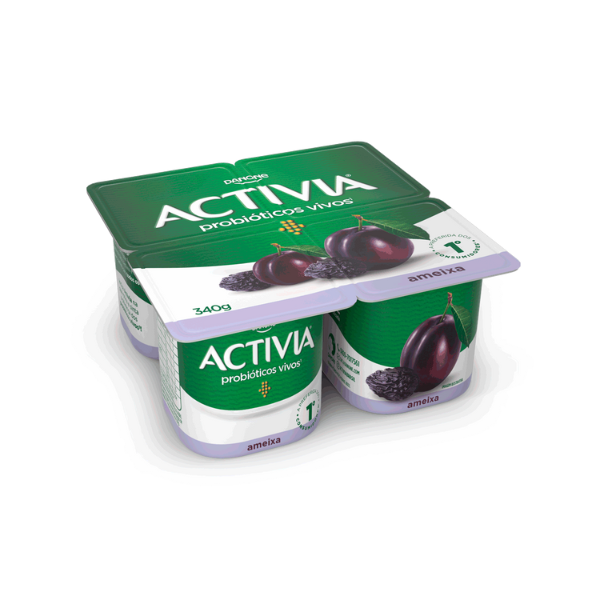 ACTIVIA AMEIXA LEITE FERMENTADO 340G