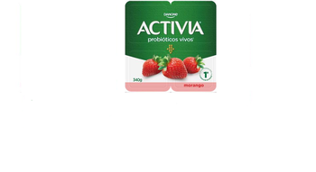 ACTIVIA MORANGO LEITE FERMENTADO 340G