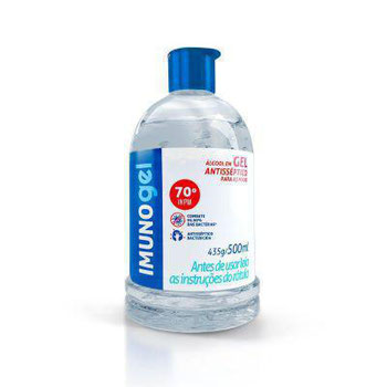 ALCOOL GEL ANTISSEPTICO IMUNOGEL 500 ML