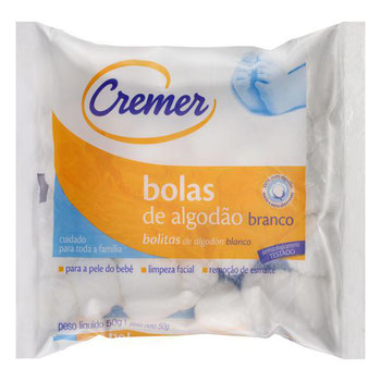 ALGODAO CREMER BOLAS 50G