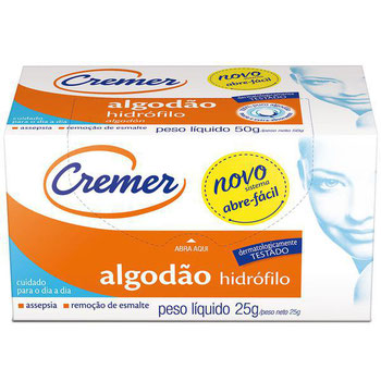 ALGODAO CREMER HIDROF 25G