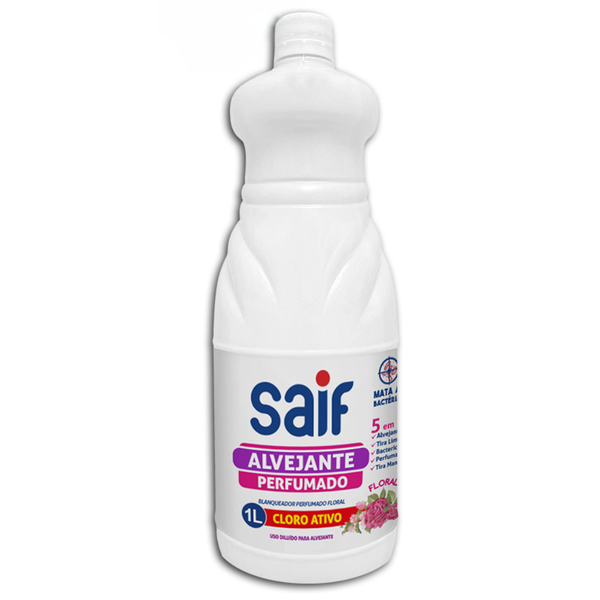 ALVEJANTE  PERFUMADO SAIF CLORO  ATIVO FLORAL 1LT